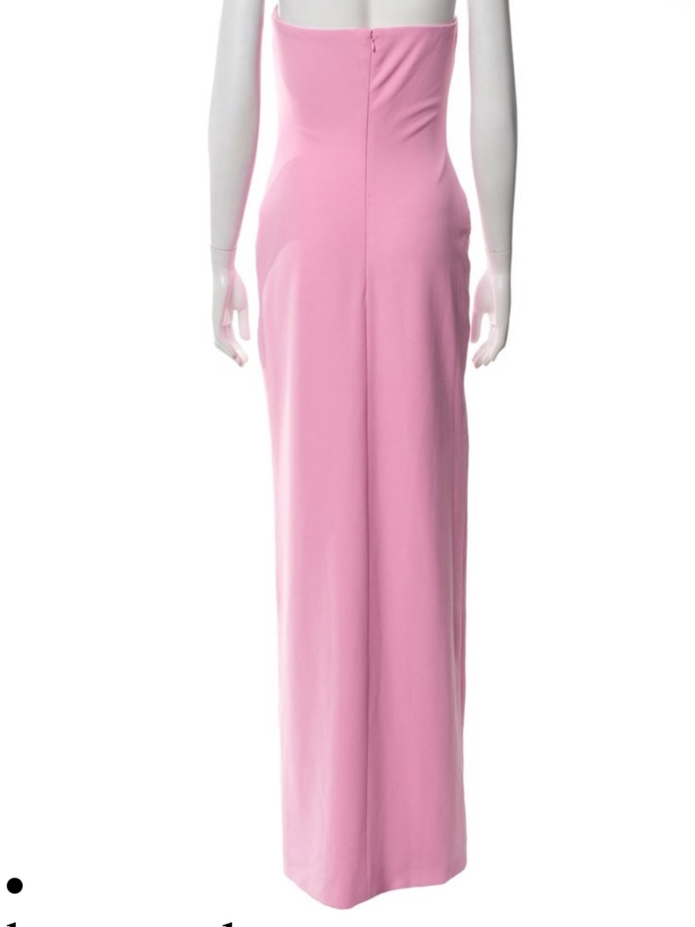 Solace London Strapless Pink Column Gown